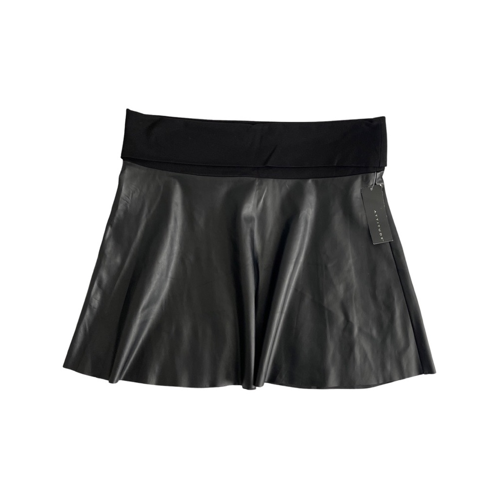 Faux Leather Skirt